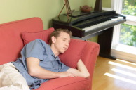 man sleeping